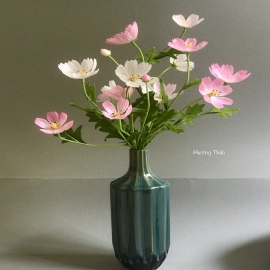 Hoa dat Sao nháy trắng - hồng 0820 ( H35cm)