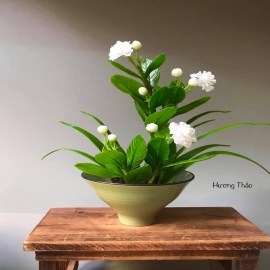 Hoa dat Hoa Lài (10.20) H28 cm
